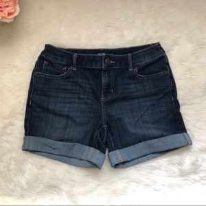 Simply Vera Wang Cuffed Denim Shorts